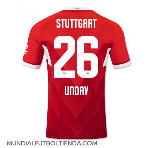 Camiseta Stuttgart Deniz Undav #26 Segunda Equipación Replica 2024-25 mangas cortas
